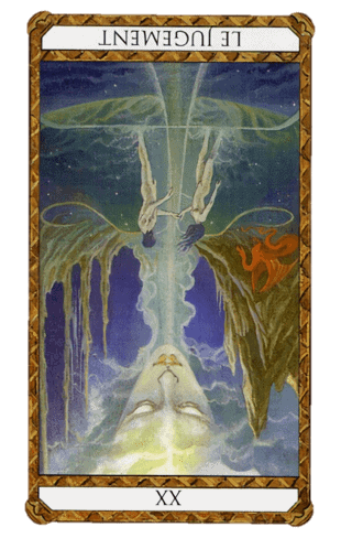 el juicio tarot ambre invertida