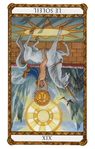 el sol tarot ambre invertida