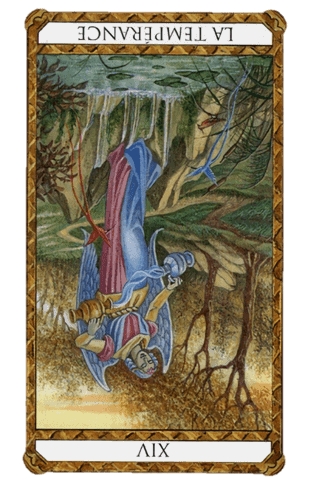 la templanza tarot invertida la templanza tarot ambre invertida
